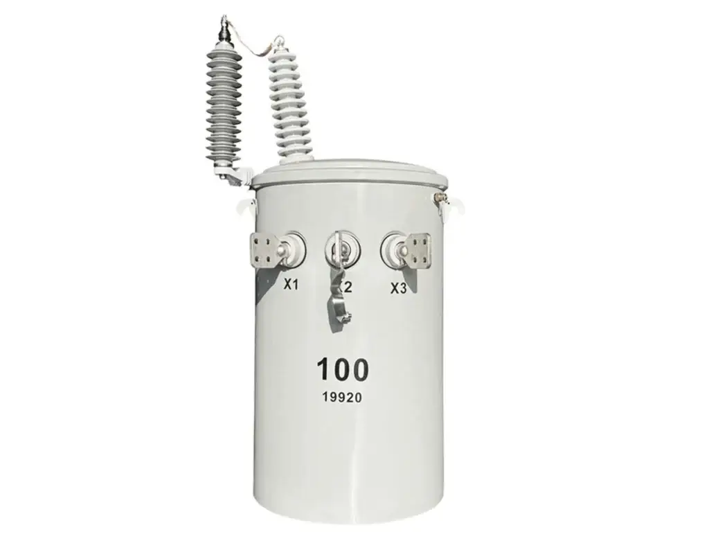 Single-phase pole-mounted configuration shown for reference