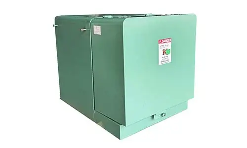 Pad Mounted Transformer Ground-level enclosed configuration shown for reference